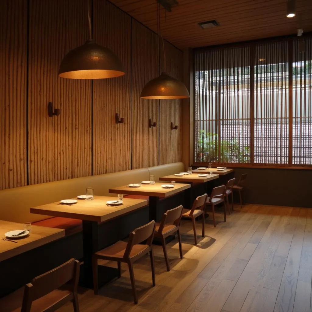 Interior del restaurante